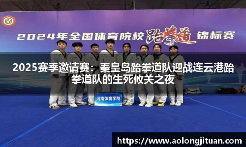 2025赛季邀请赛：秦皇岛跆拳道队迎战连云港跆拳道队的生死攸关之夜