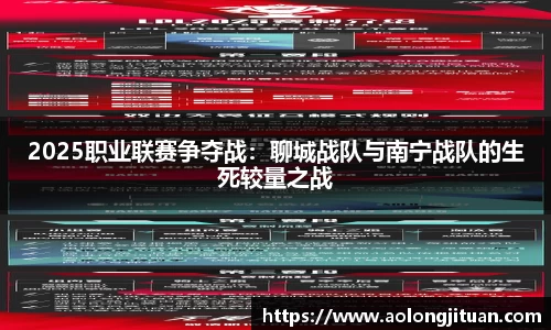 2025职业联赛争夺战：聊城战队与南宁战队的生死较量之战